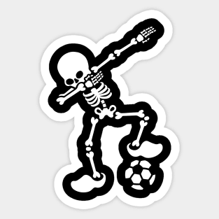 Dab dabbing skeleton Dutch soccer Holland clogs Sticker